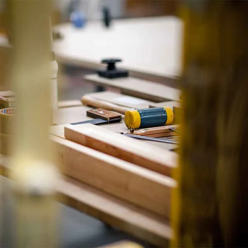 Finished custom woodwork detail