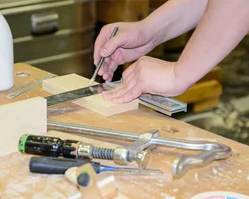 General Carpentry — Oak Dining Table & Benches for a Family Kitchen