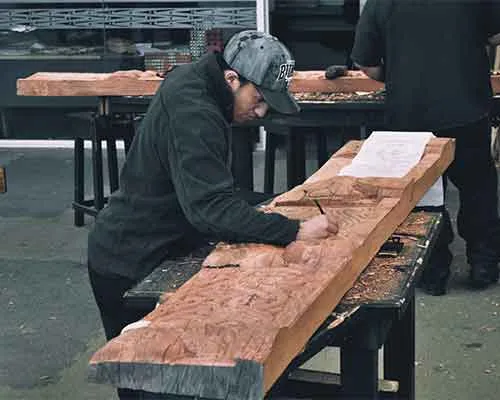 General Carpentry — Oak Staircase Cladding and Balustrade